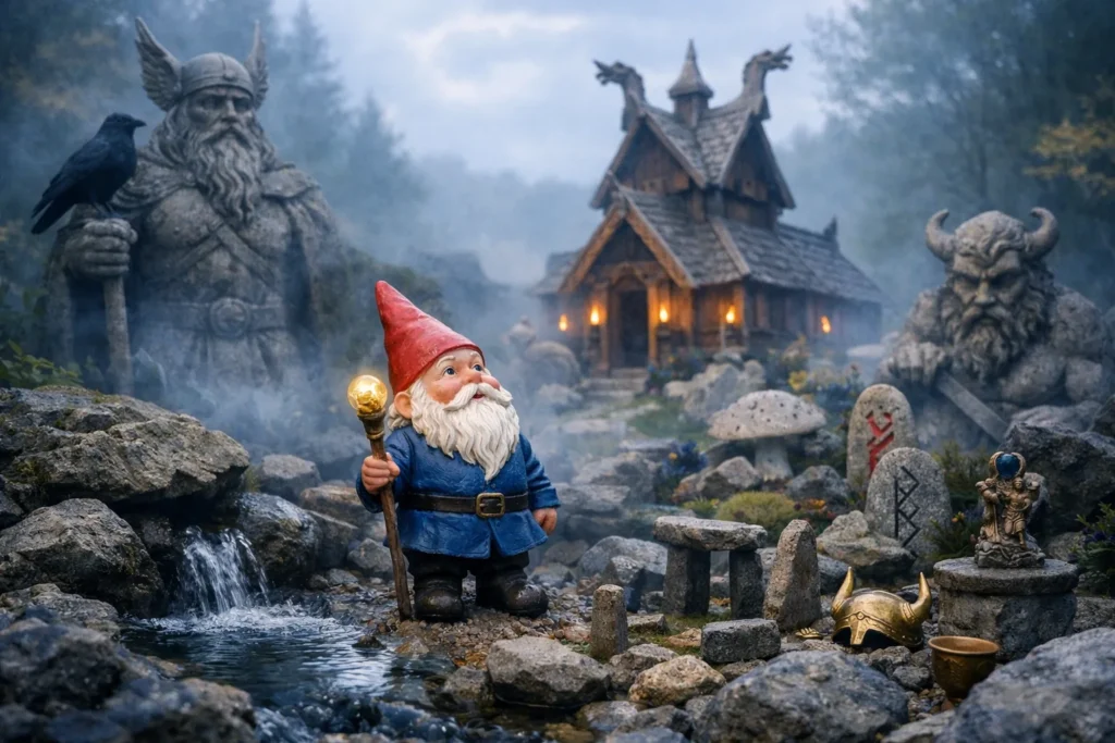 Les nains de jardin et la mythologie : une connexion profonde