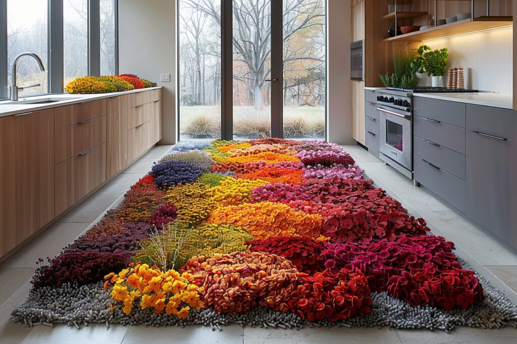 Tapis de cuisine pour les saisons : changez avec le temps