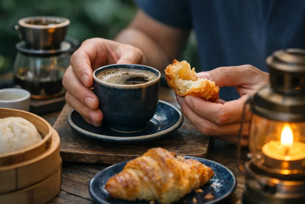 Bons plans matinaux et cafés à tester à Taïwan
