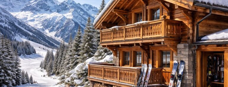 Acheter un chalet suisse en Suisse avec vue Alpes et équipements ski aux Diablerets ou Verbier
