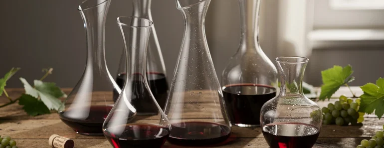 Les formes de carafe et leur signification : comprendre chaque détail pour mieux apprécier le vin