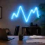 Pourquoi choisir un néon bleu pour un bureau ?